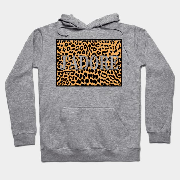 J'Adore Hoodie by Mendi Art